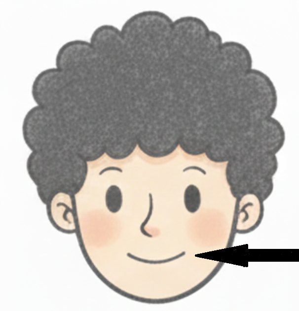 la knabo havas buŝon