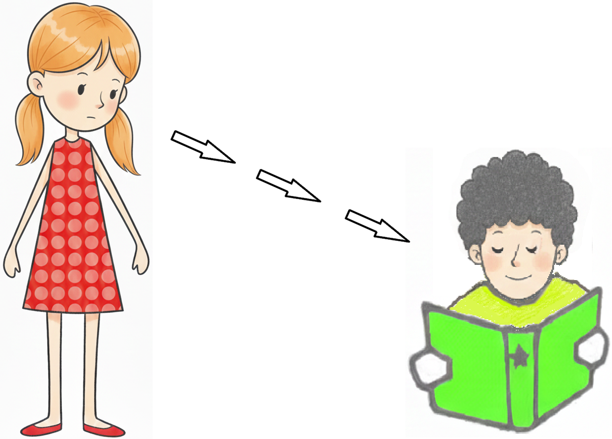 la knabino vidas la knabon