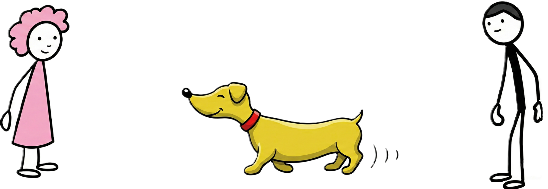 La hundo iras de unu al la alia