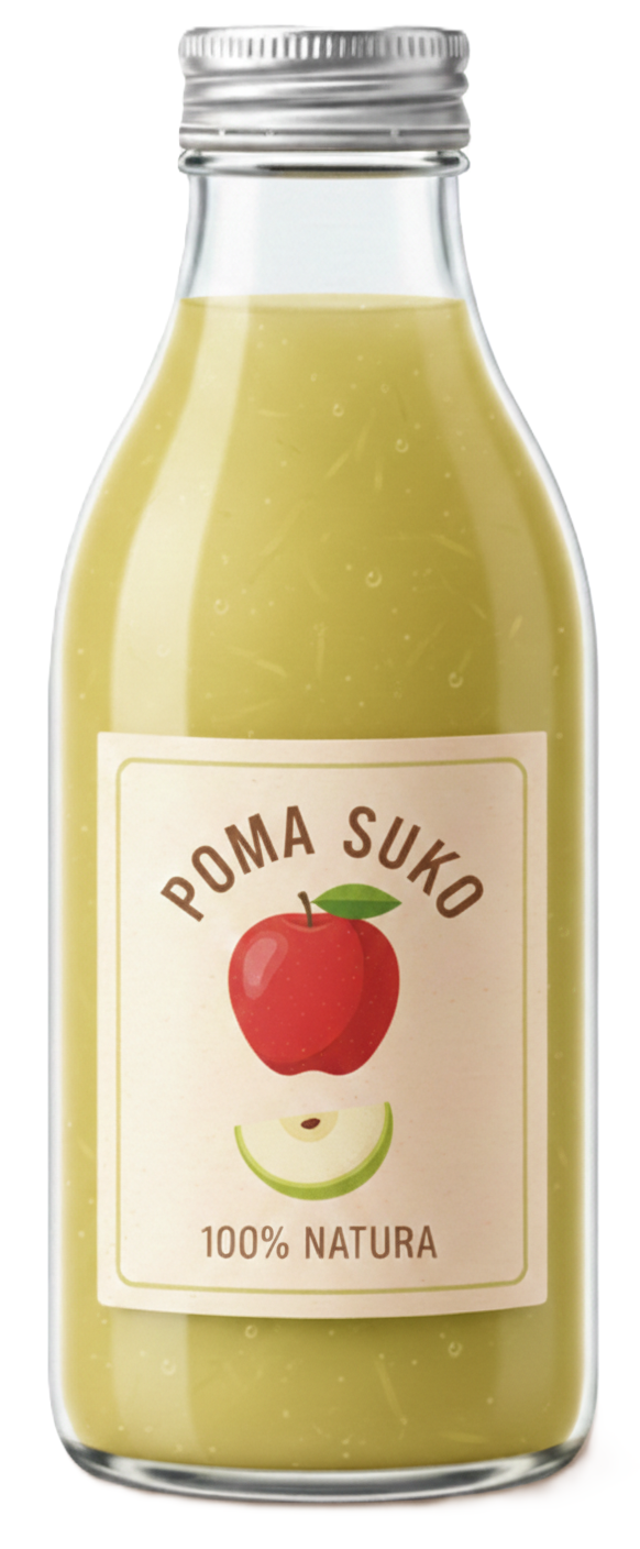 Botelo plena de pomsuko