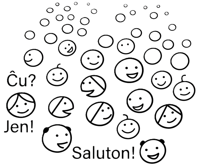 Multaj homoj parolas Esperanton