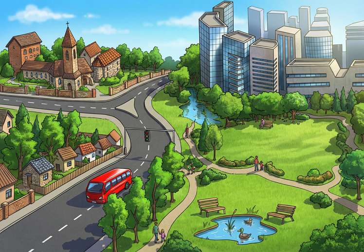 urbeto, urbego kaj antaŭ-urbo