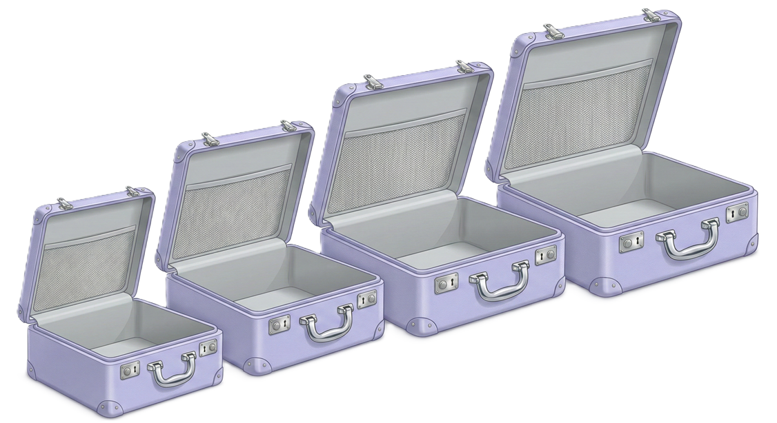 valizoj kaj valizetoj